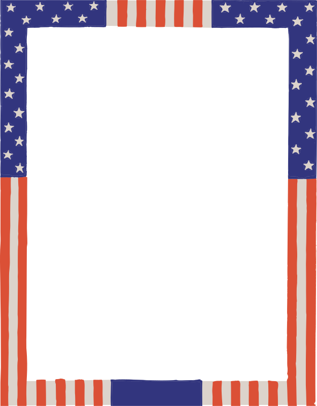 American Flag Frame