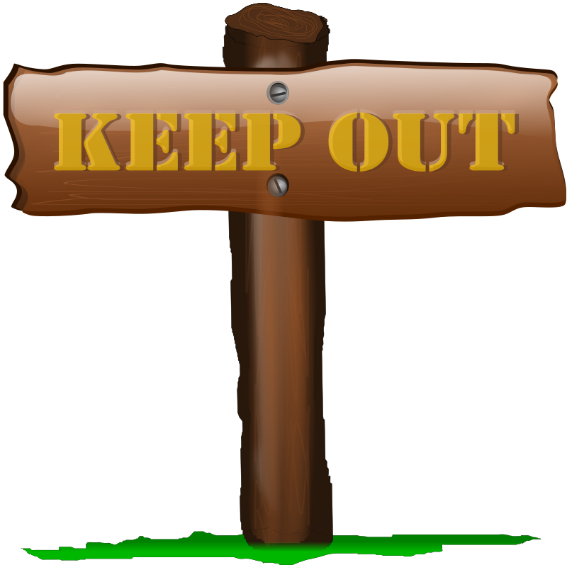 Keep Out Sign Png - photos and vectors