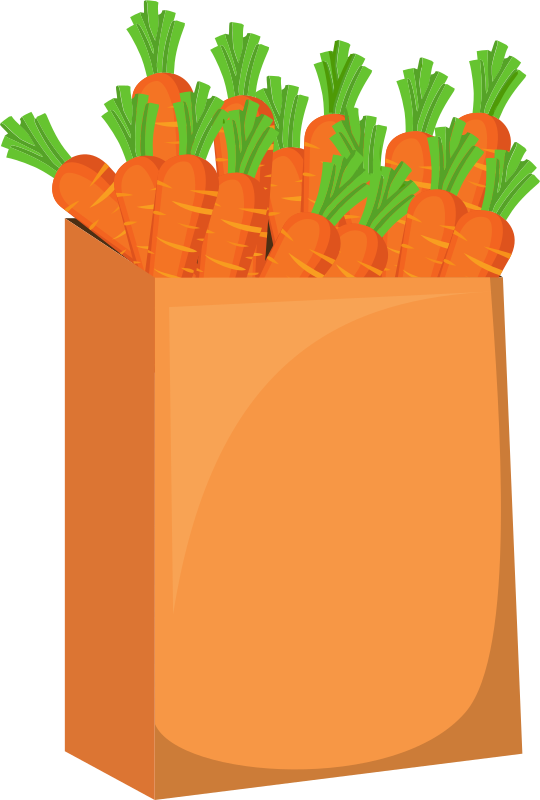 I finally got my carrot and completed my Grocery Bag motif 😆 : r