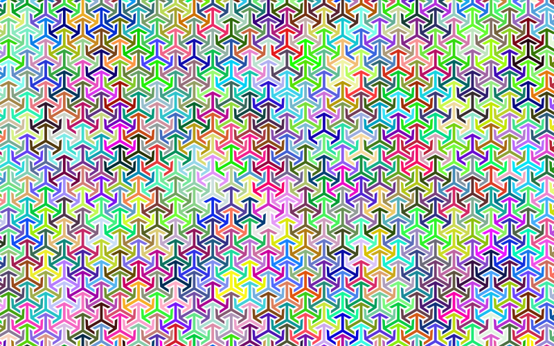 Seamless Pattern 277 Colorful No BG