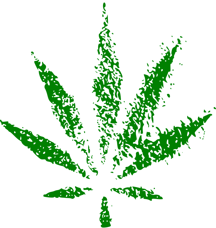 Marijuana Stencil