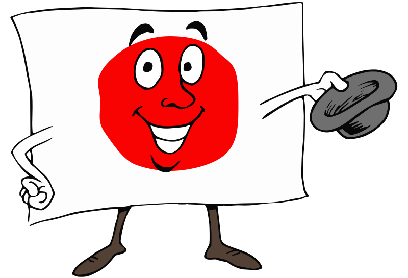 Japan Flag Greeting