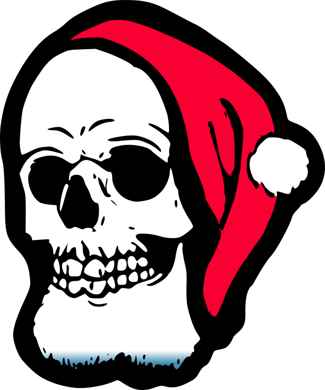 Santa skull