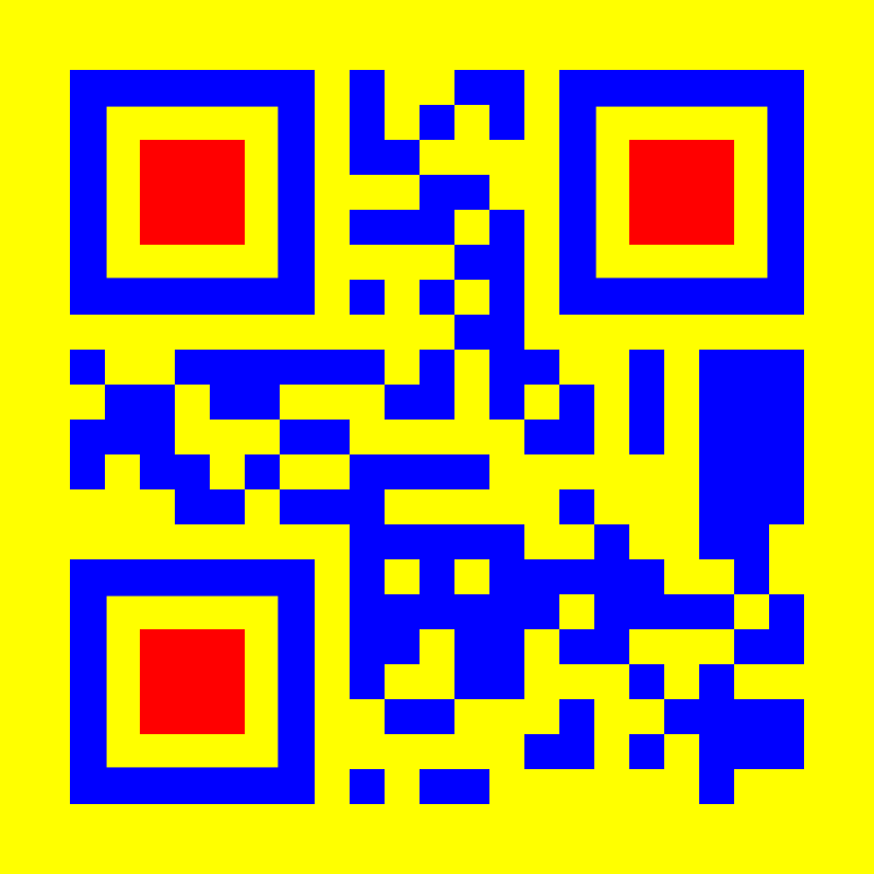 QR code turned into Art, i.e. QRt ;) * BRBY square * CC0