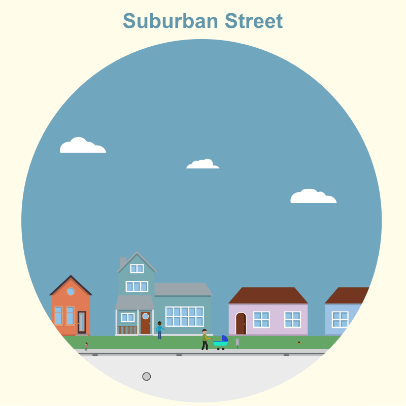 Suburban Street