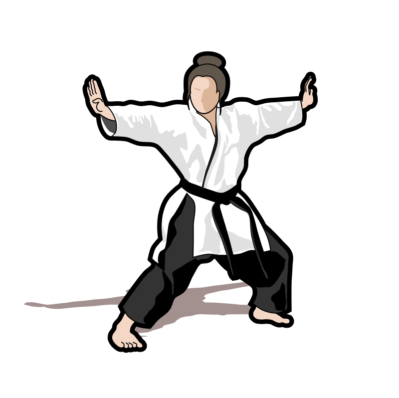 Karate girl