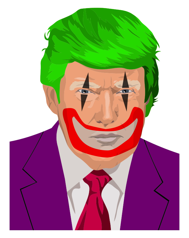 Sad Clown (Trump portrait remix)
