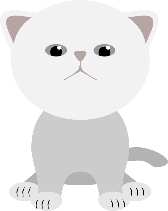 Cat Icon Grey - Openclipart