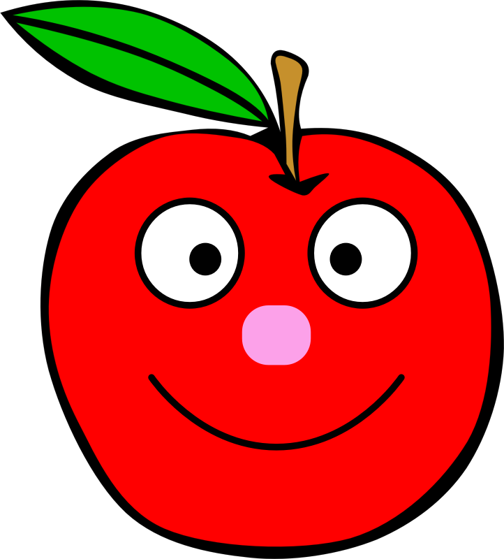 cartoon apple