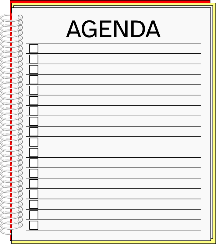 Spiral Bound Notebook Agenda