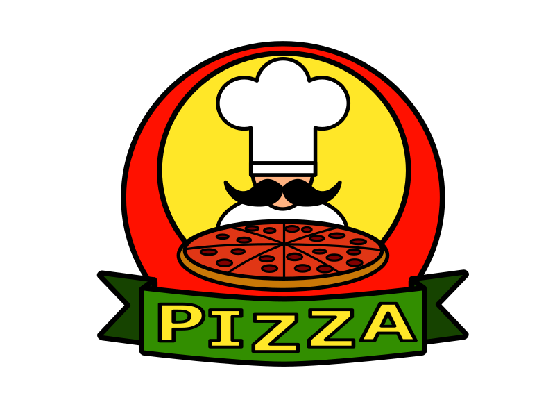 Pizza Logo with Text