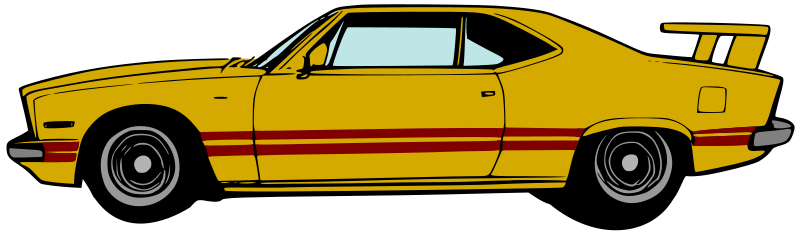 Yellow Classic Car