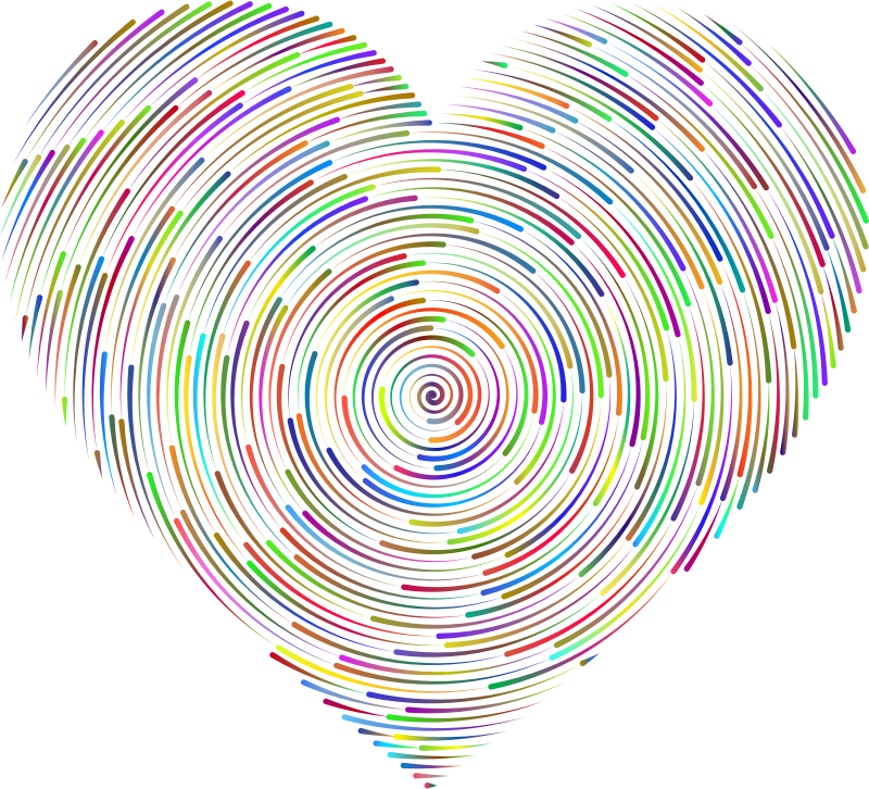 Concentric Heart Lines Polyprismatic II