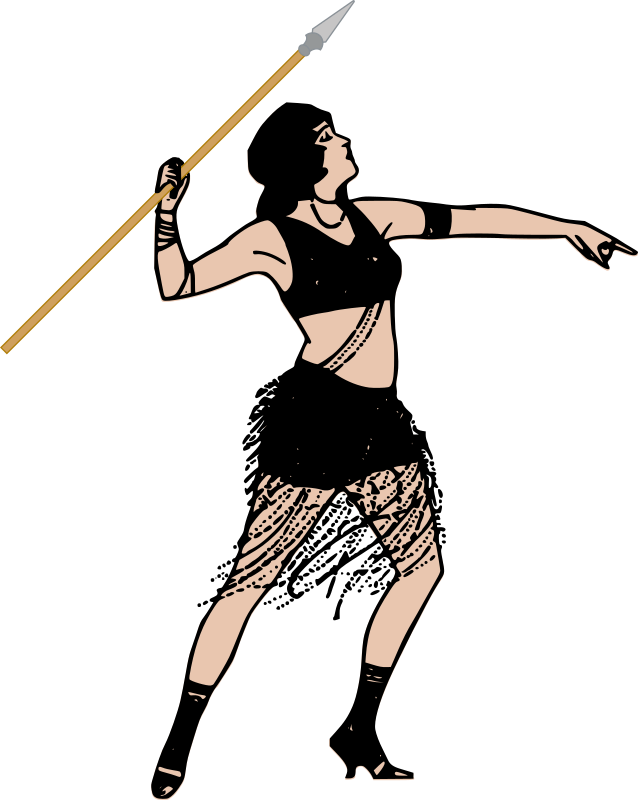 Odd Lady With Spear