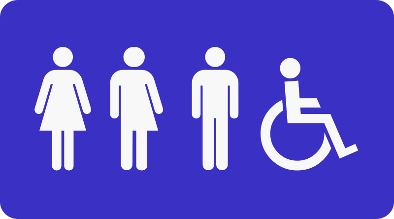 Gender Neutral Restroom Sign