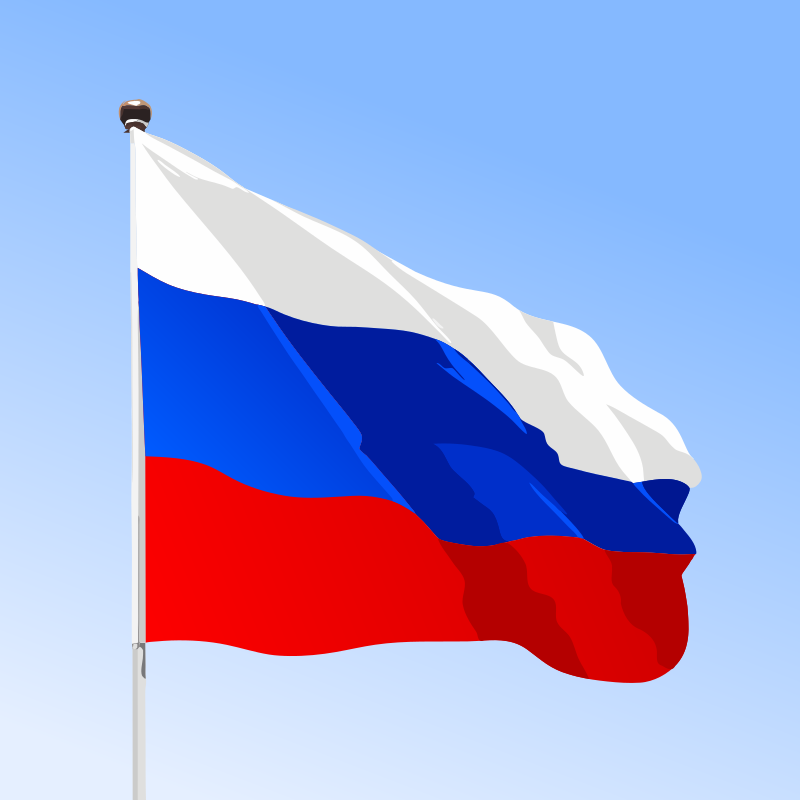 Waving Flag of Russia