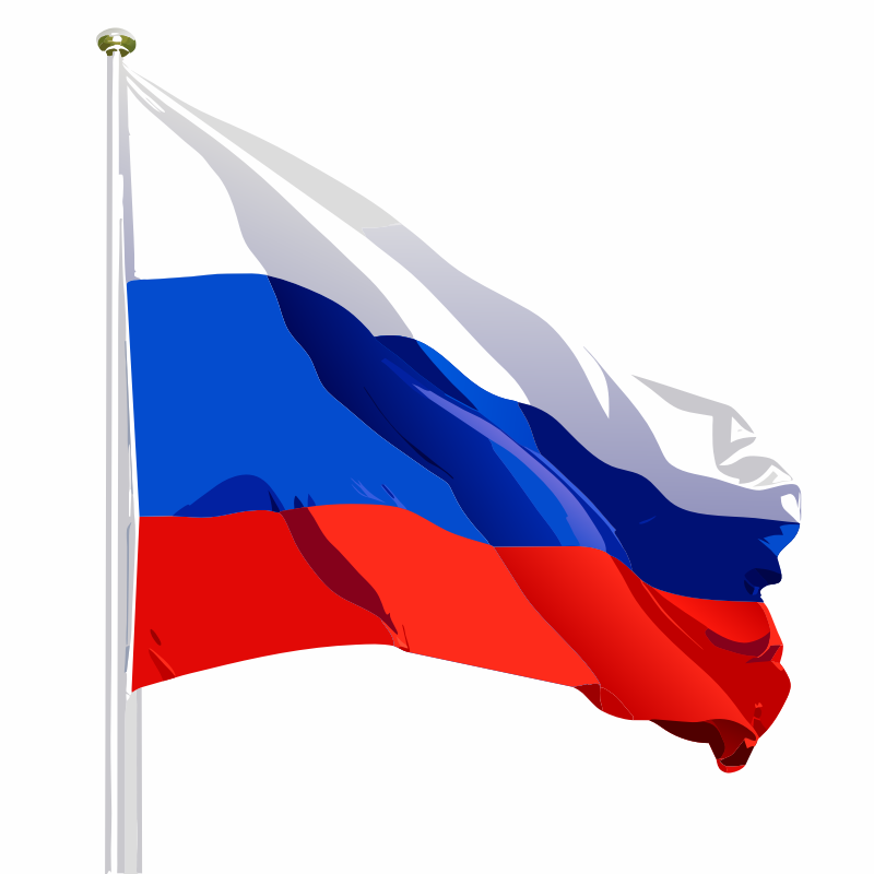 clickable Russia flag - Openclipart