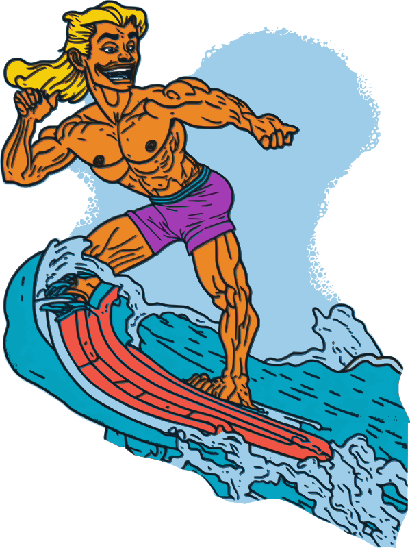 Gnarly Surfer Dude 2