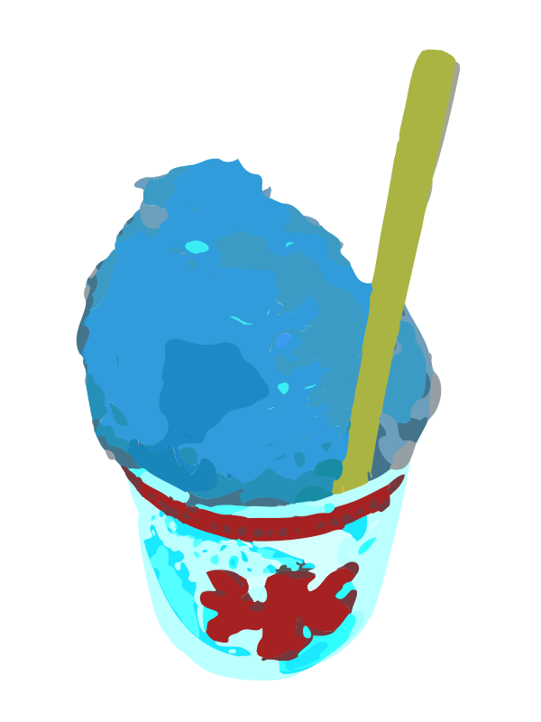 Blue Kakigori