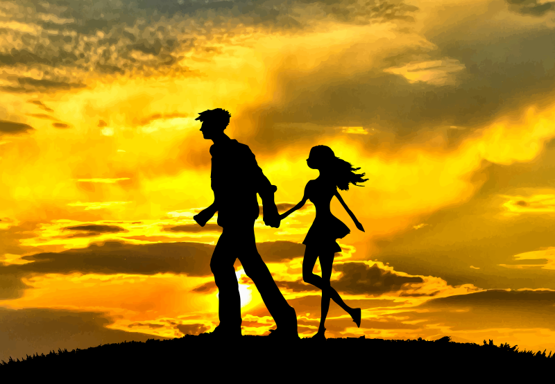 Sunset Couple