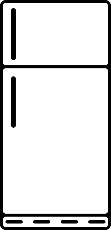 Simple Fridge - Openclipart