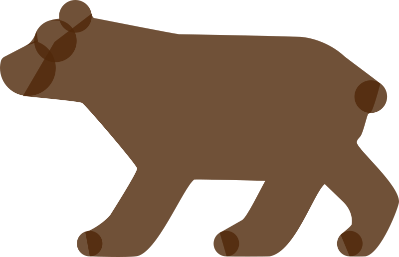 Bear Vector Shape Anatomy