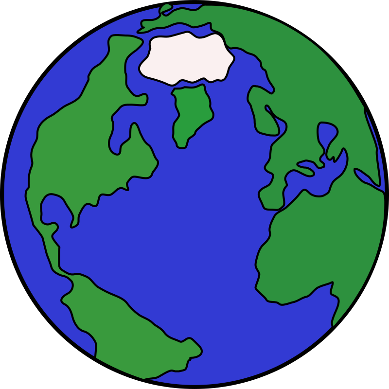 Cartoon Globe