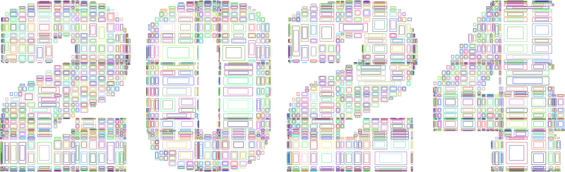 2024 Rectangles Outlines