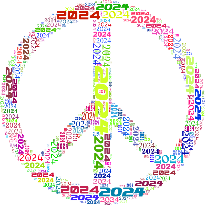 2024 Peace Sign Openclipart   343857