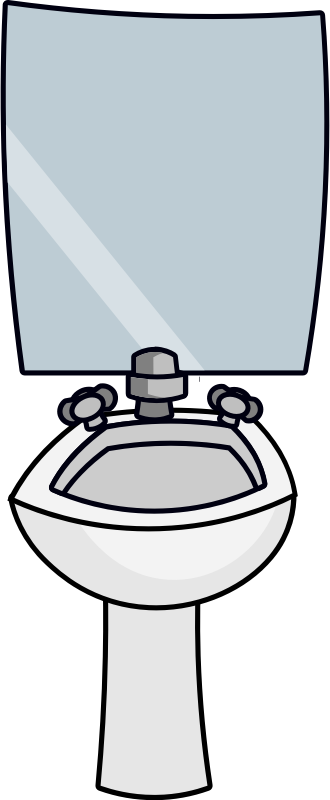 Bathroom Sink Openclipart