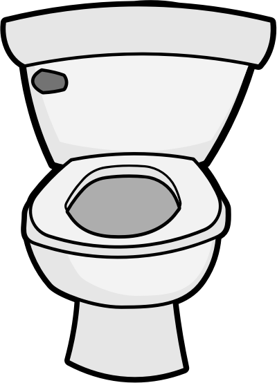 clean toilet clipart