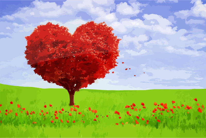 Heart Tree - Landscape