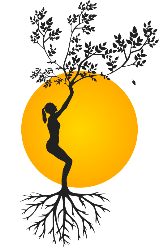 Tree Woman - Yoga Silhouette - 3