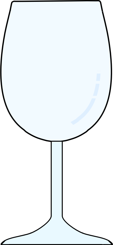 empty wine glass clip art