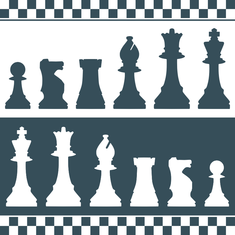 Chess Pieces Movements - Openclipart