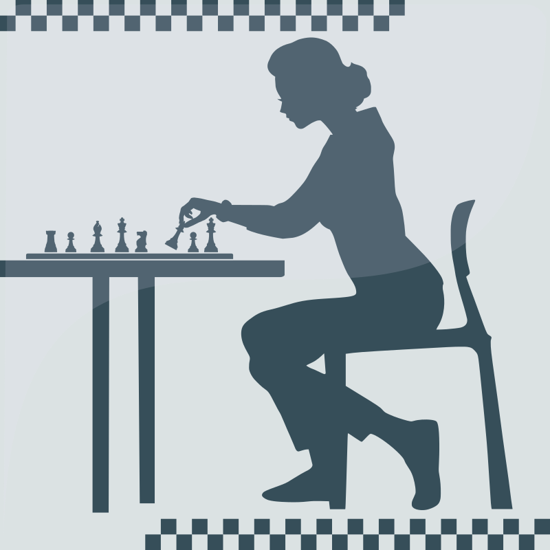 Staunton Style Chess Pieces - Silhouettes - Openclipart