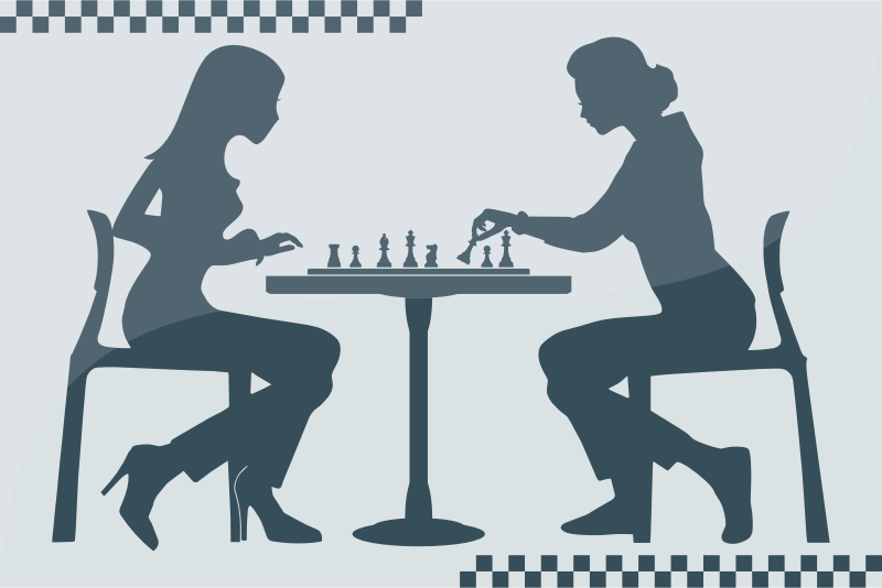 Staunton Style Chess Pieces - Silhouettes - Openclipart