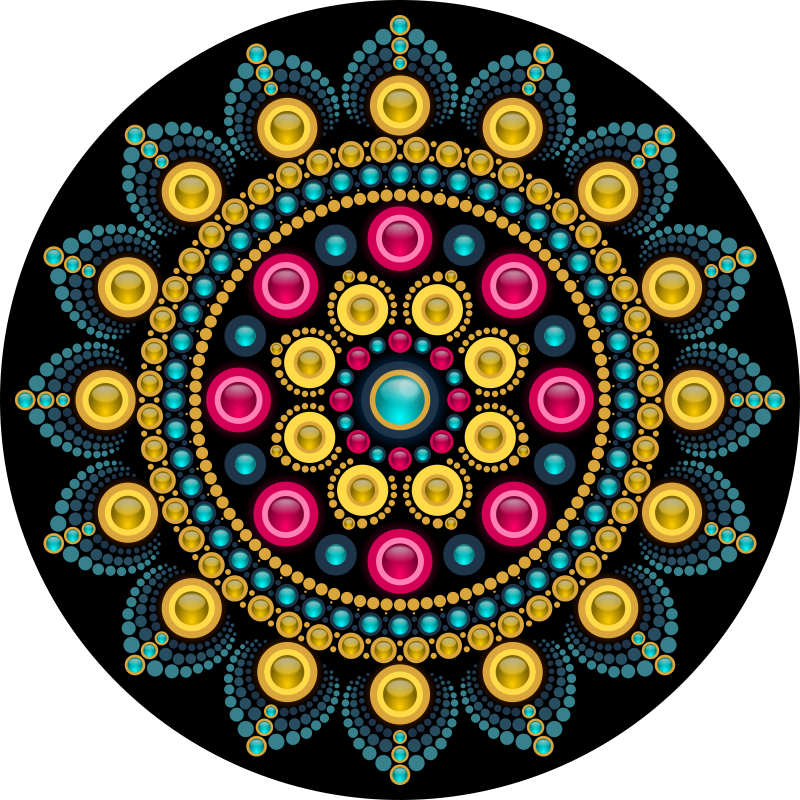 Dot Mandala - Gems