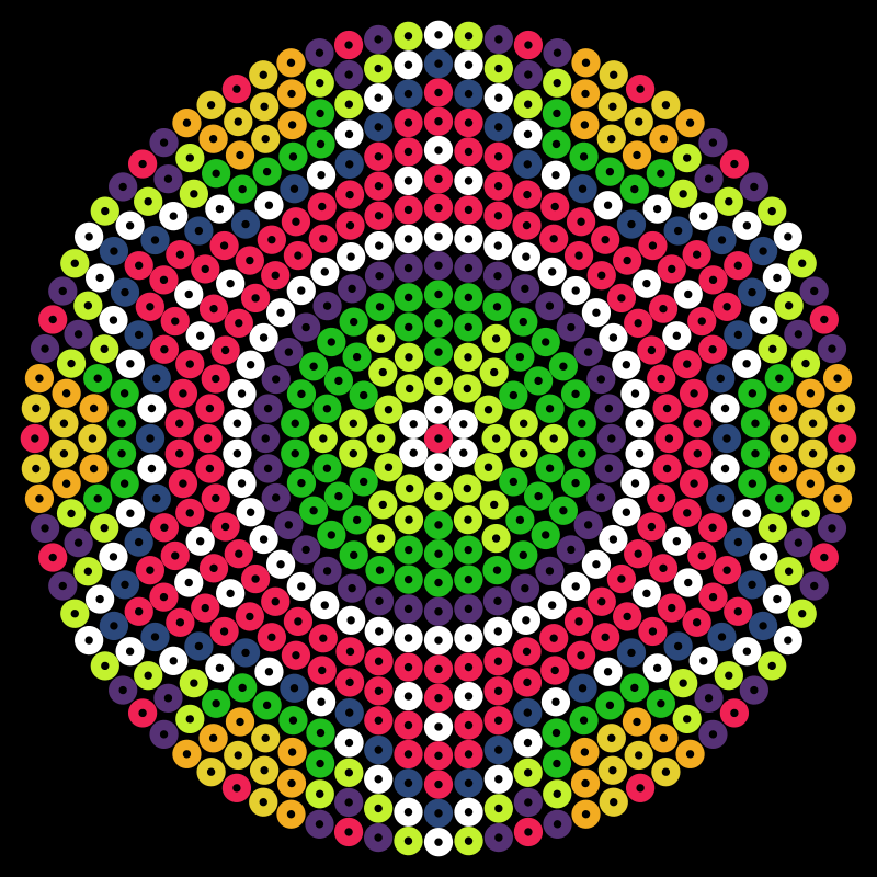 Dot Mandala - Hama Beads Style