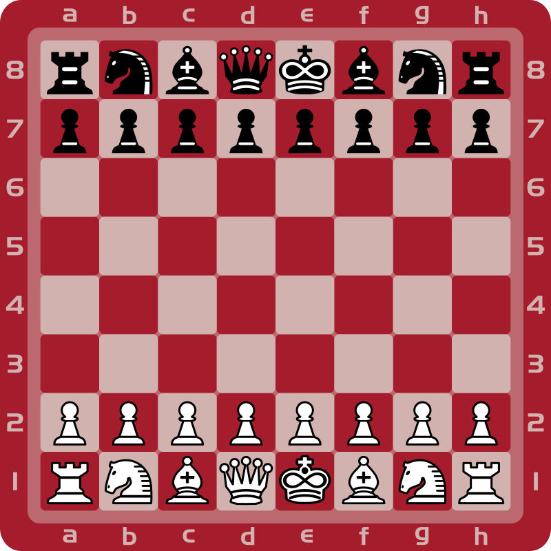 Chess Pieces Movements - Openclipart