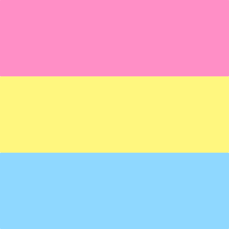 Pansexual pride flag profile filter 