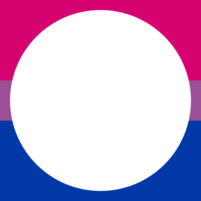 Bisexual pride flag border round frame - Openclipart