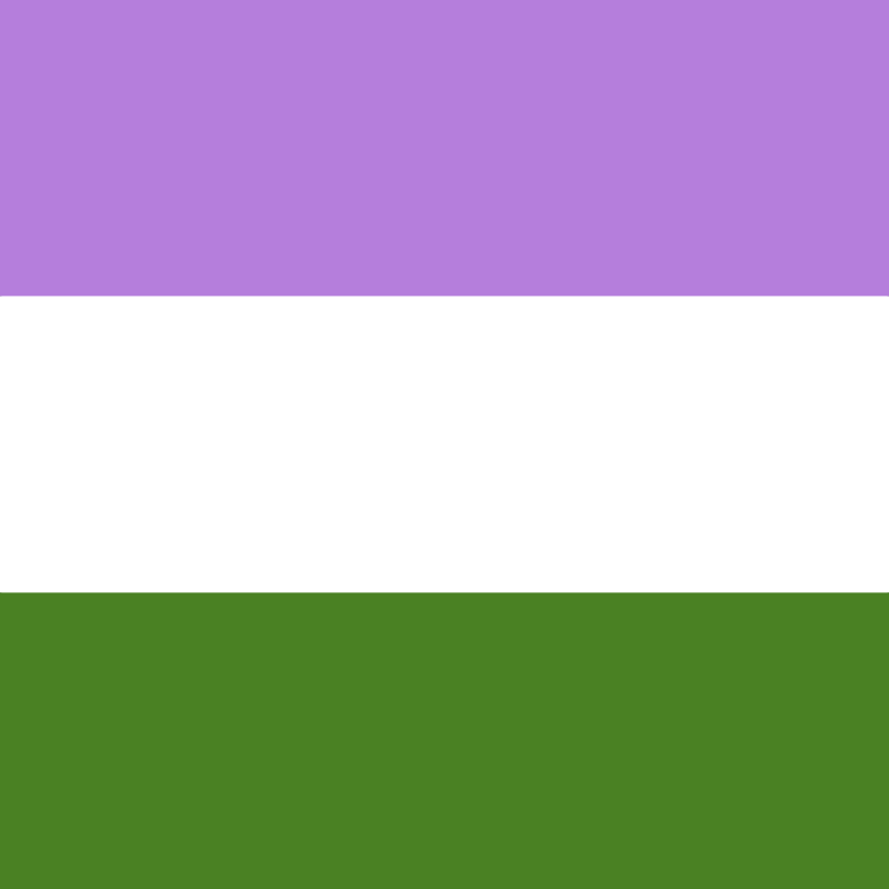Genderqueer nonbinary pride flag square profile picture