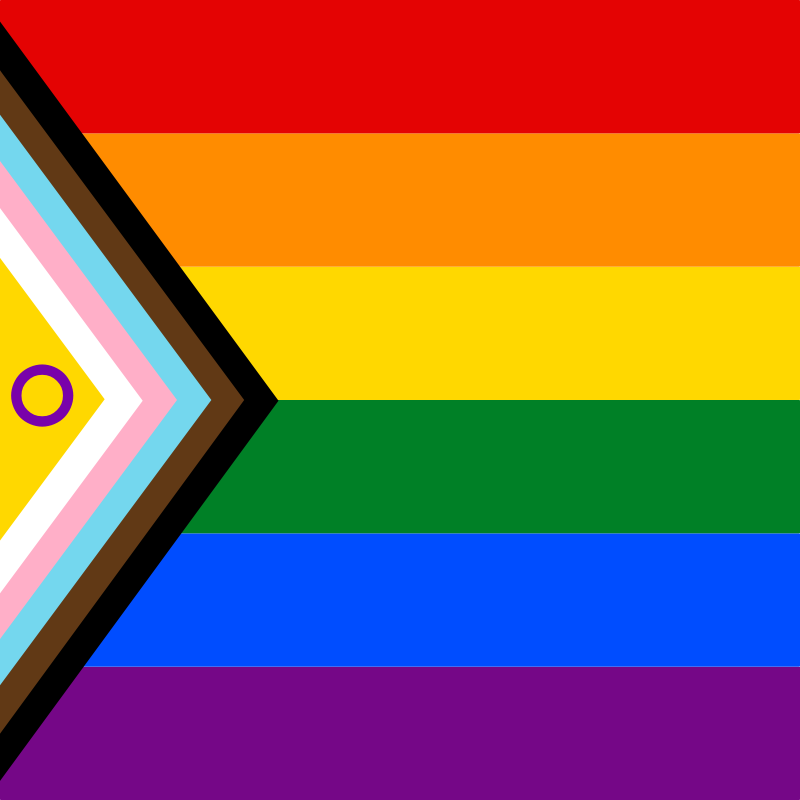 Lgbt Progress Pride Poc Intersex Flag Square Avatar Openclipart 5550