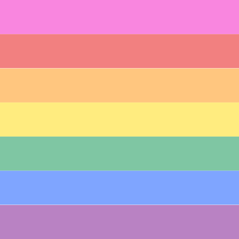 Pink LGBT gay pride flag square filter 50 percent 