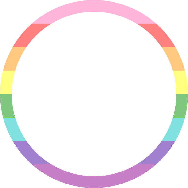 50% filter pink LGBT gay pride flag color codes