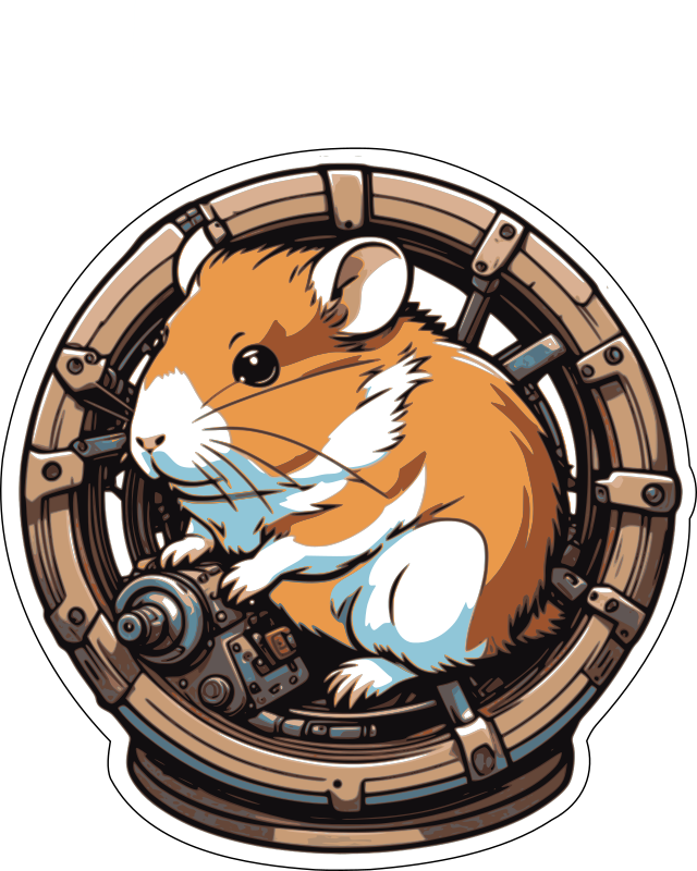 hamster sticker