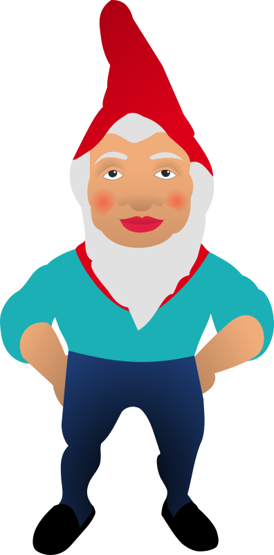 garden gnome - Openclipart