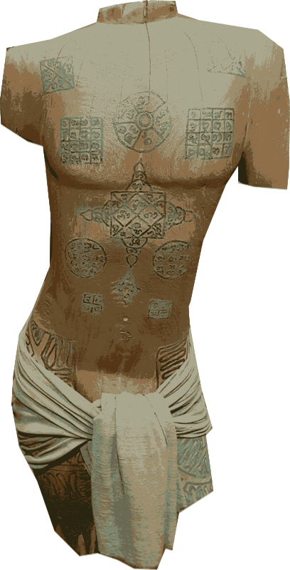 Yantra Tattoo Torso