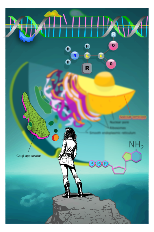 Woman in shorts and boots - Science REMIX